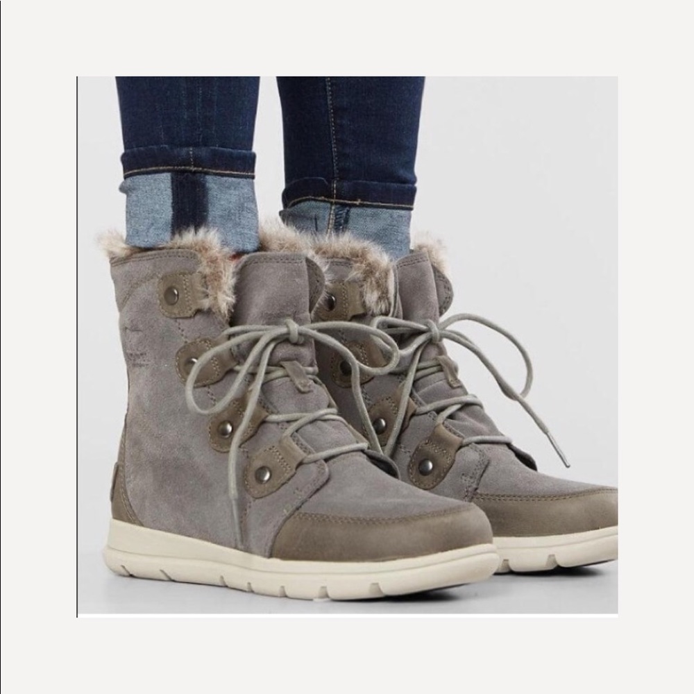 SOREL Women's Explorer Joan Waterproof Winter Boot - Picture 16 of 16